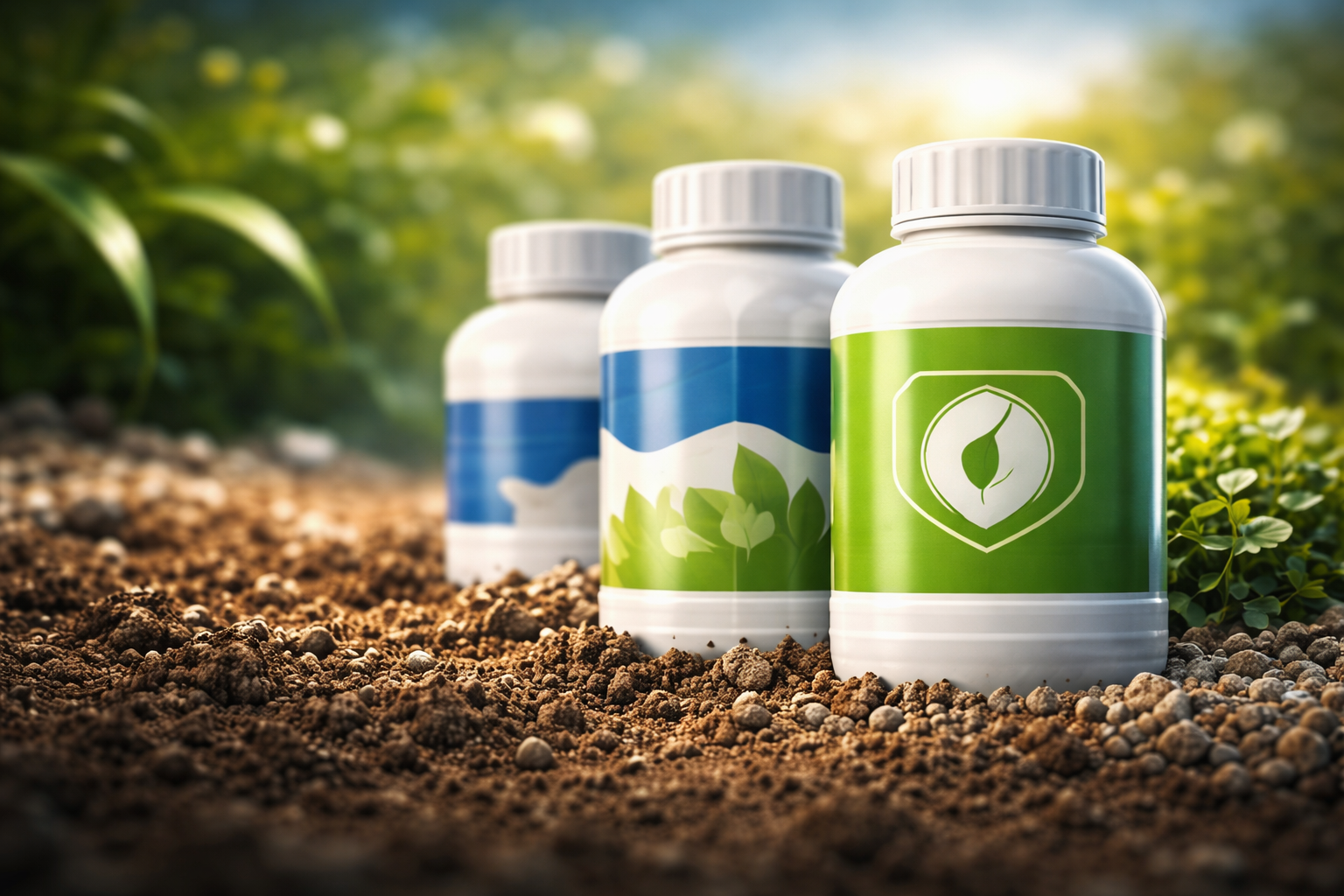 Флакони засобів захисту рослин